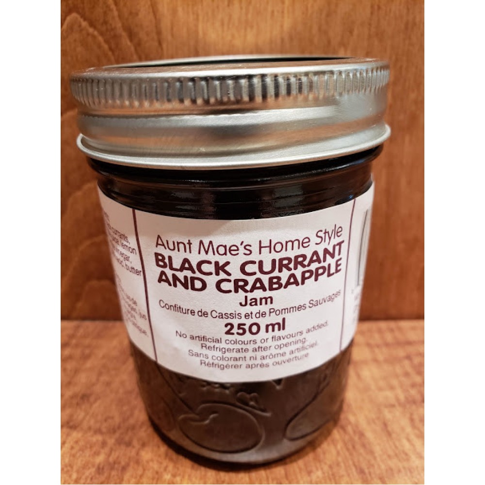 Homemade Black Currant & Crab Apple Jam - 250 ml